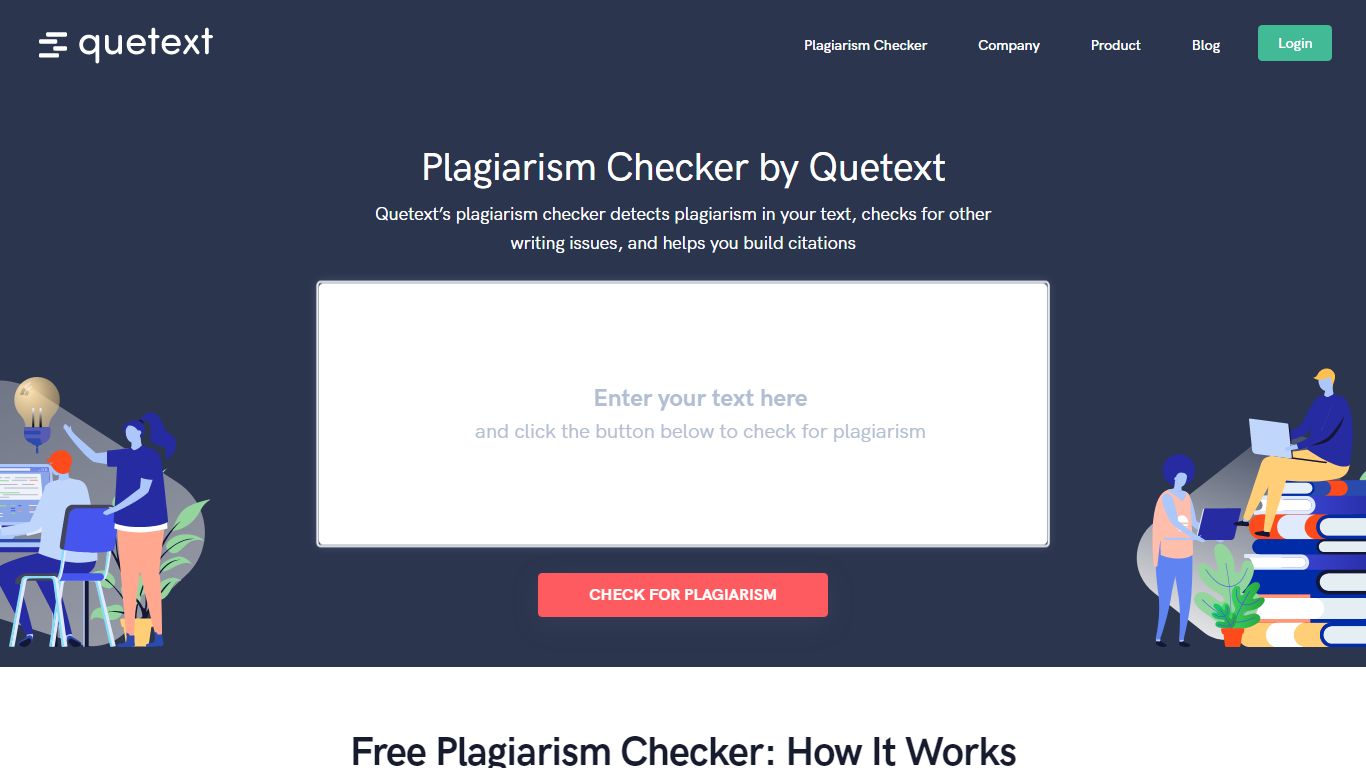 Plagiarism Checker | Free Fast Accurate | Quetext